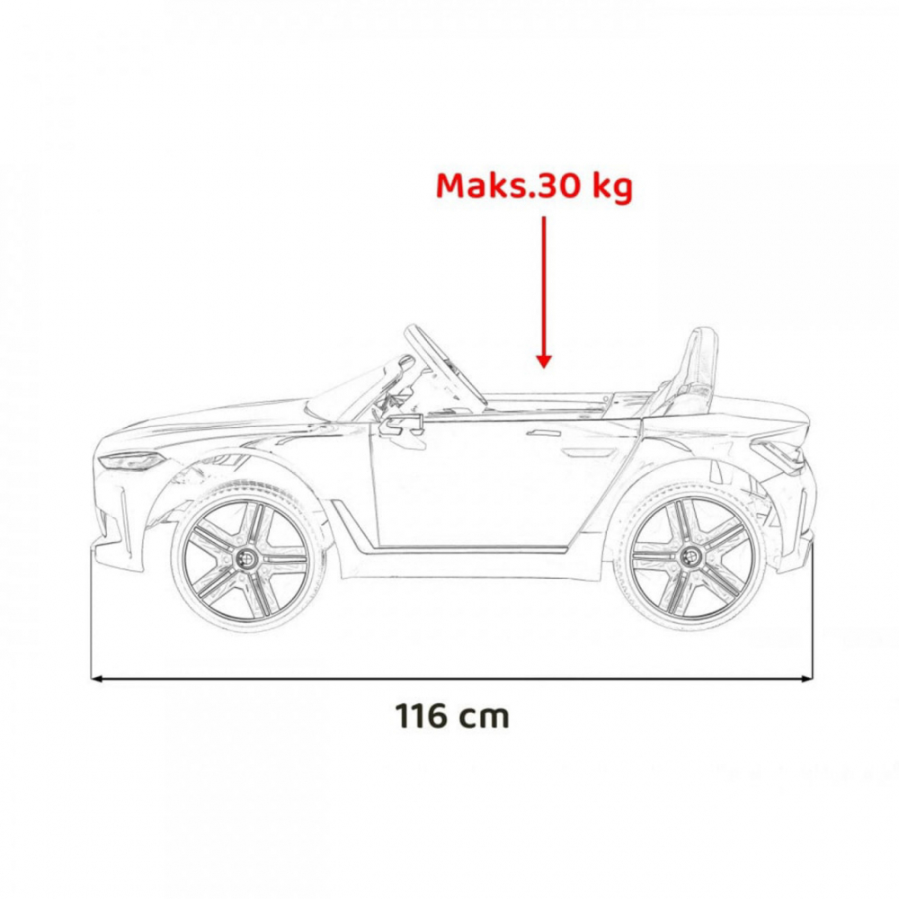 Novokids BMW I4 Masinuta Electrica pentru Copii - imagine 4