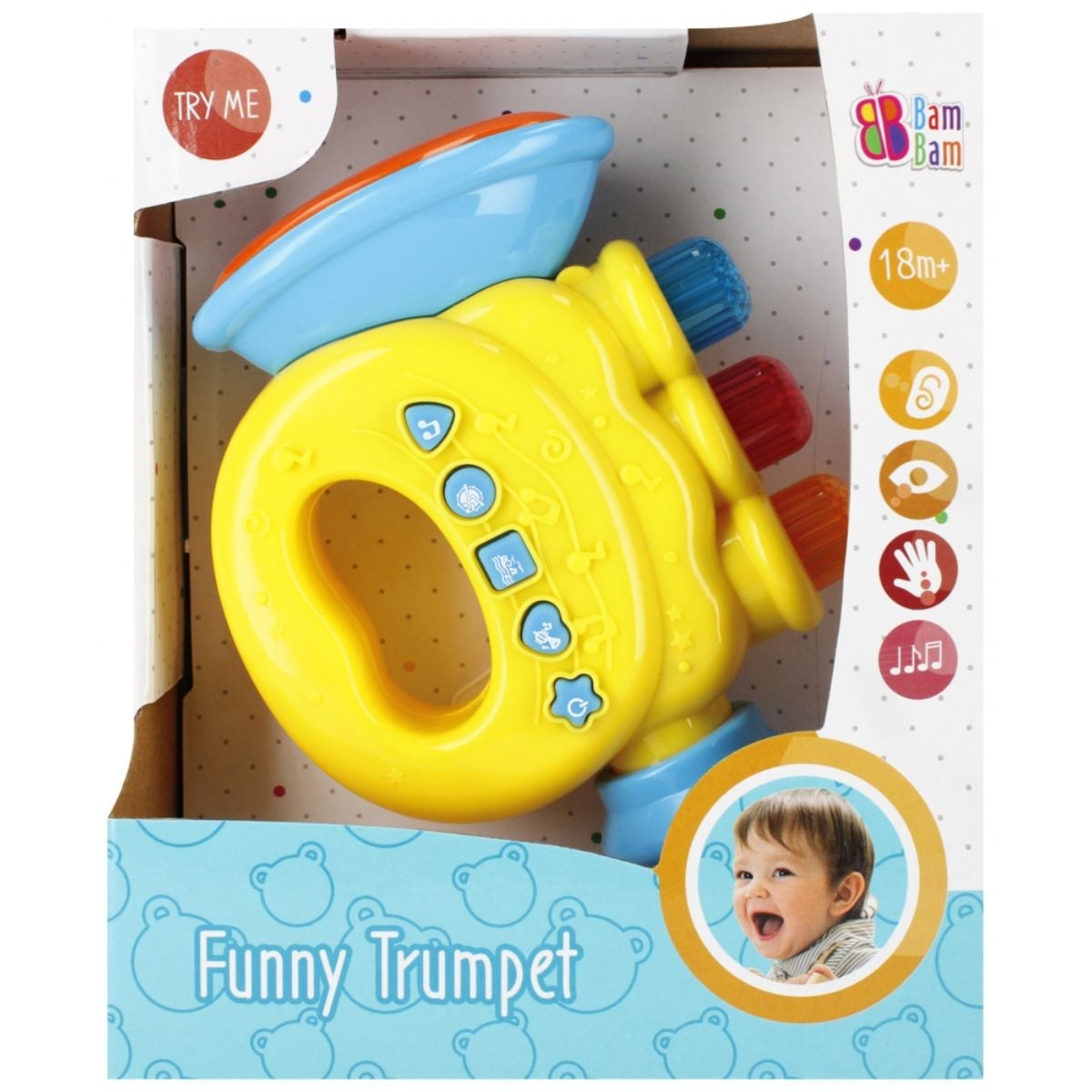 Trompetă Interactivă BamBam cu Lumini și Sunete
