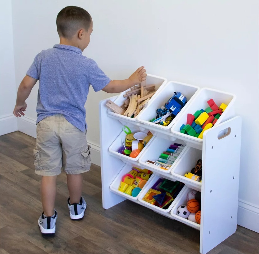 Organizator Ginger Home 9 Cutii, Alb - imagine 4