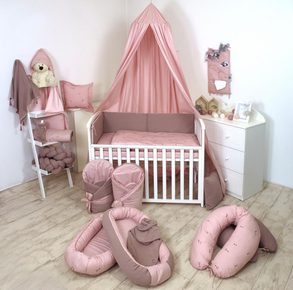 Baldachin Amy Pure Rose | Multifuncțional Bumbac - imagine 3
