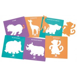 Șabloane Animale Junglei Moje Bambino, 6 Buc
