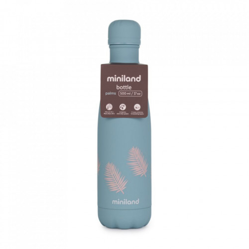 Sticla Termos Miniland Terra Palms 500 ml, Anti-picurare - imagine 2