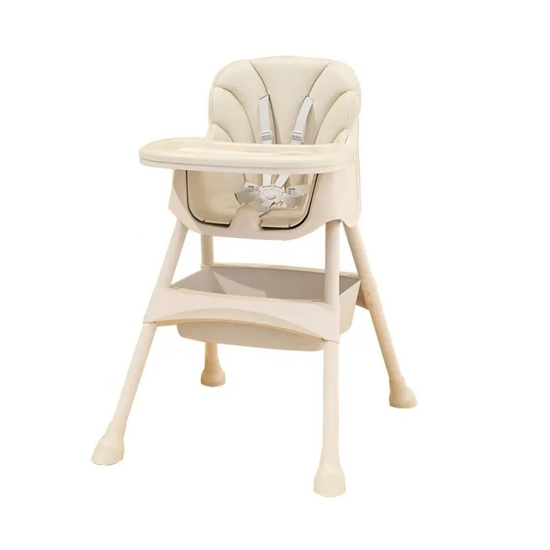 Scaun de Masa 2 in 1 Little Mom Beige - imagine 7