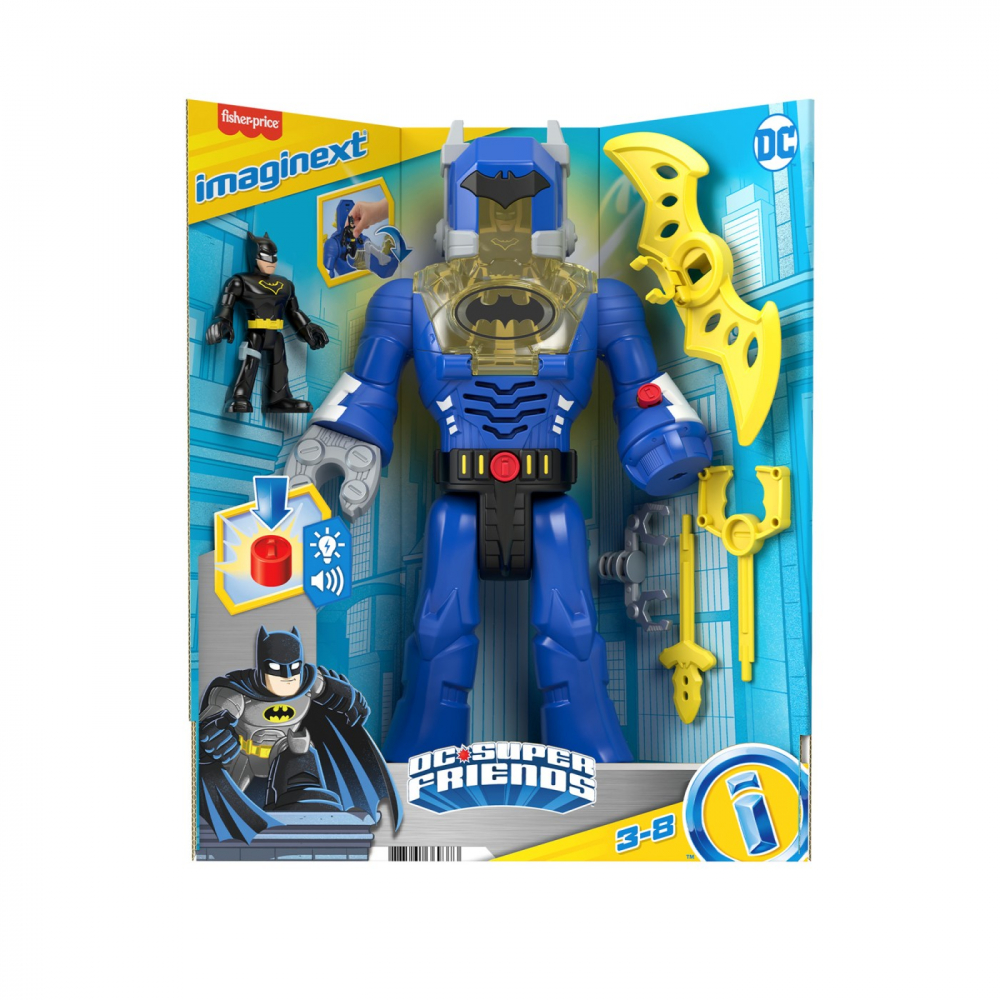 Robot Batman 30cm Fisher-Price | Aventuri DC