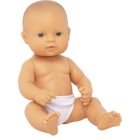 Păpușă Miniland Europeană Fata 32 cm Anatomică