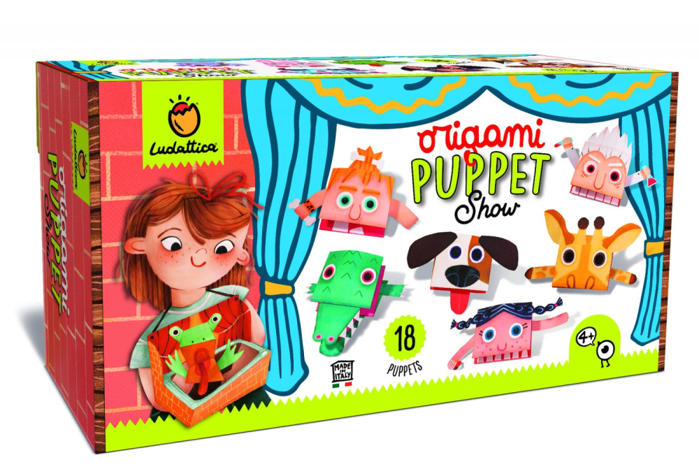 Teatrul Marionete Origami Ludattica | Joc Creativ 4+
