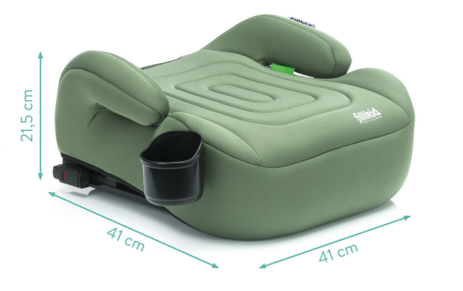 Inaltator Fillikid Flip Deluxe cu ISOFIX Green - imagine 2