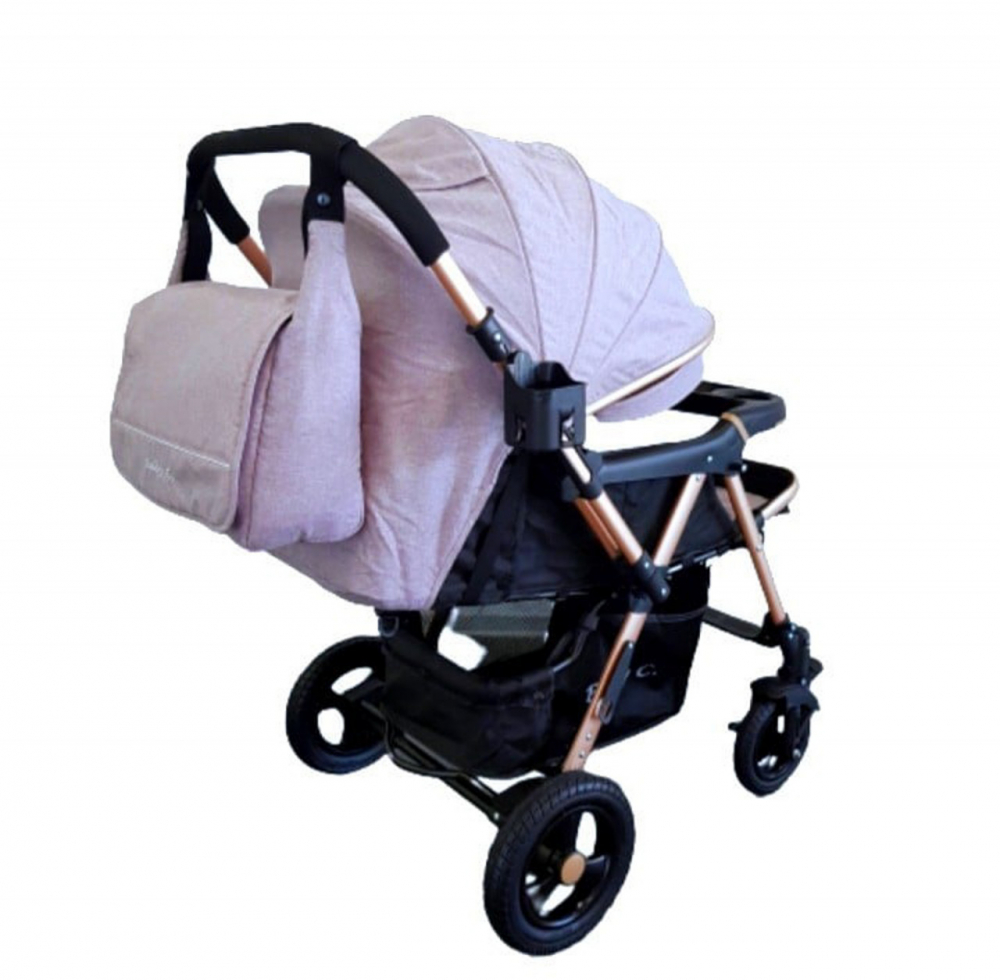 Baby Care PRO 511 Carucior Gri cu Geanta Inclusa - imagine 2