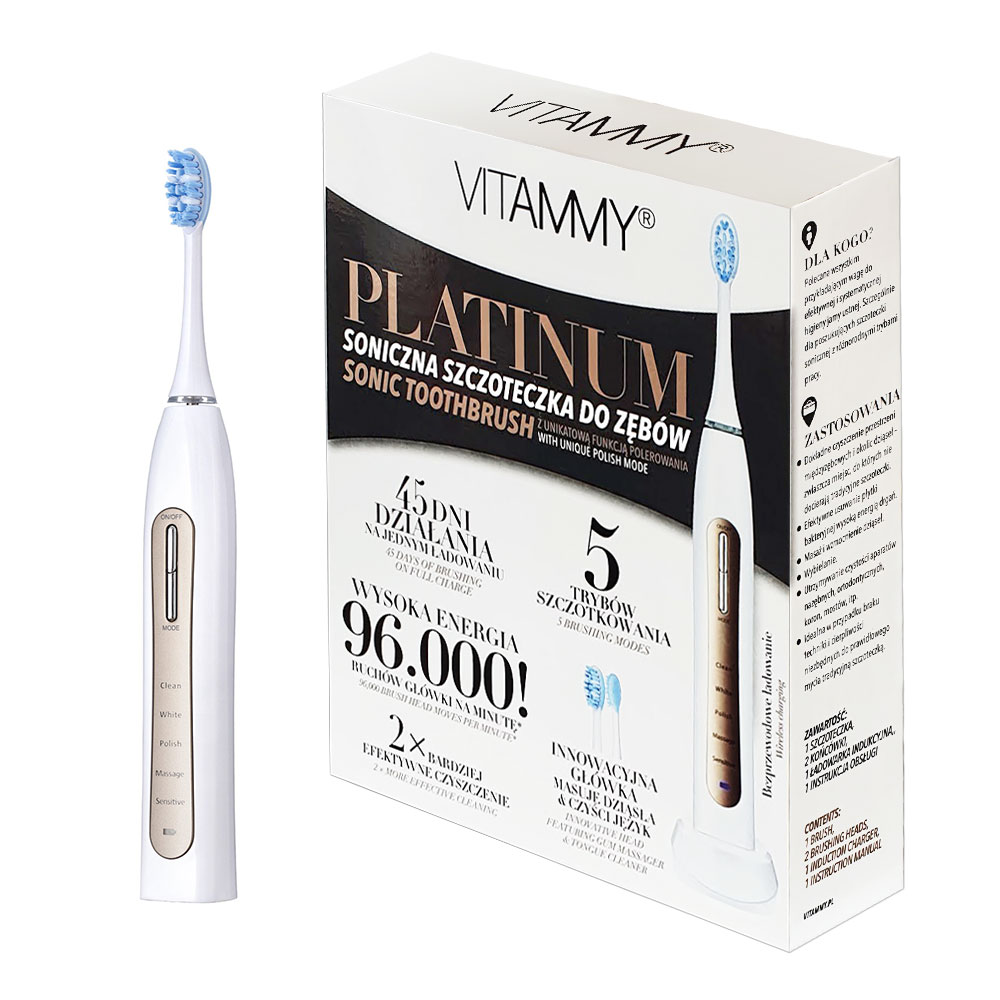 Periuță electrică Vitammy Platinum, 96000 vibrații/min - imagine 3