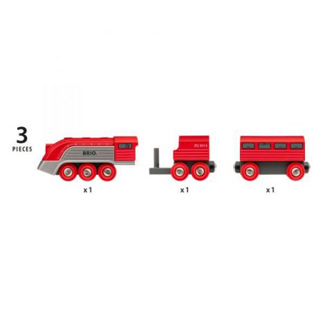 Tren Aerodinamic Brio 33557 - Design Retro-Futurist - imagine 6