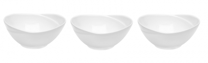 Set 3 Boluri Ceramica 160ml, Servire Sosuri