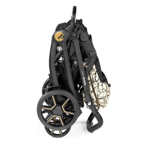 Carucior 3 in 1 Peg Perego Book Graphic Gold - imagine 2
