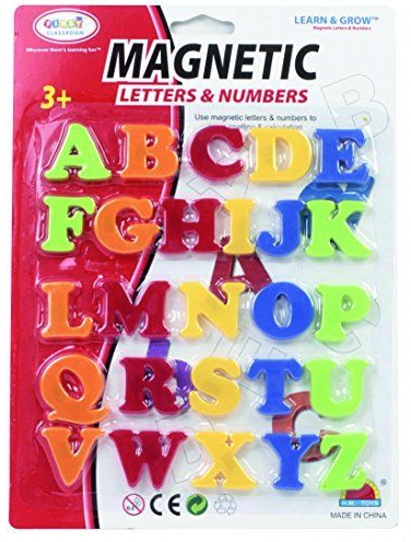 Set 26 litere magnetice Krista, plastic 3 cm