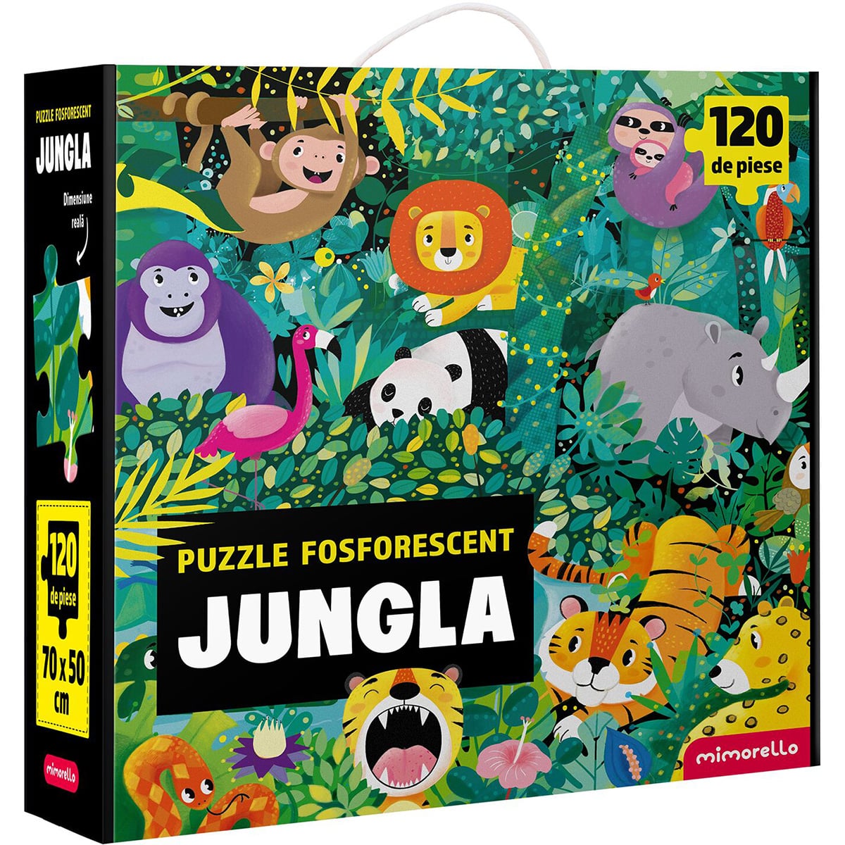 Puzzle Fosforent Mimorello Jungla 120 piese