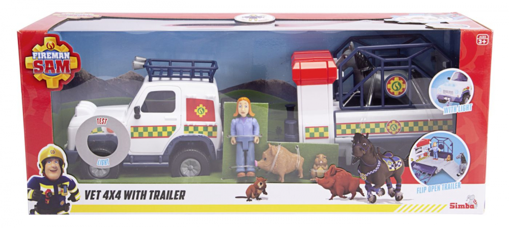 Simba Pompierul Sam Vehicul Salvare Animale