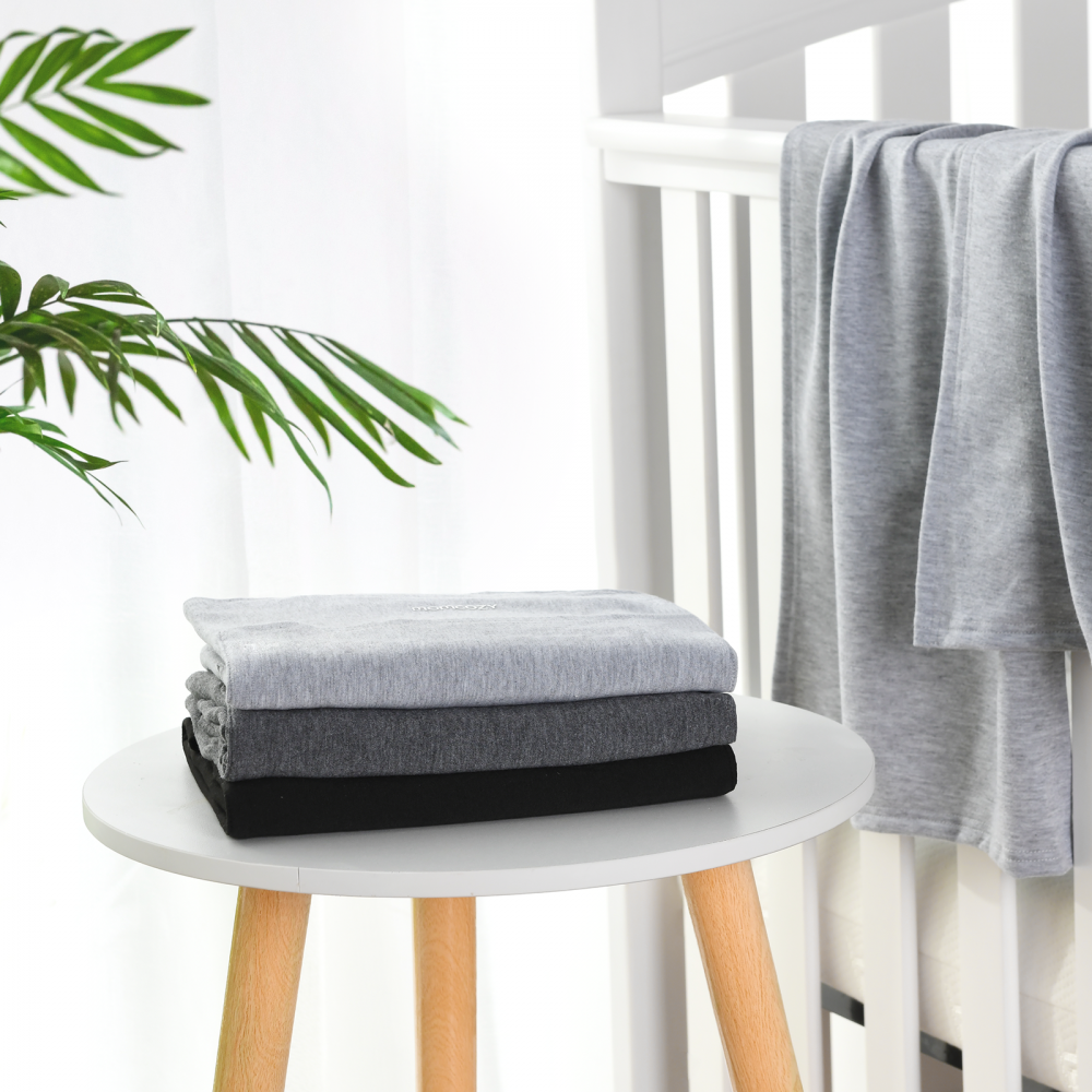 Marsupiu Momcozy ergonomic reglabil gri - imagine 6