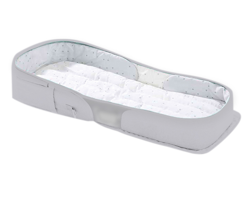 Geantă Scutece și Pătuț Kikkaboo 2in1, Gri