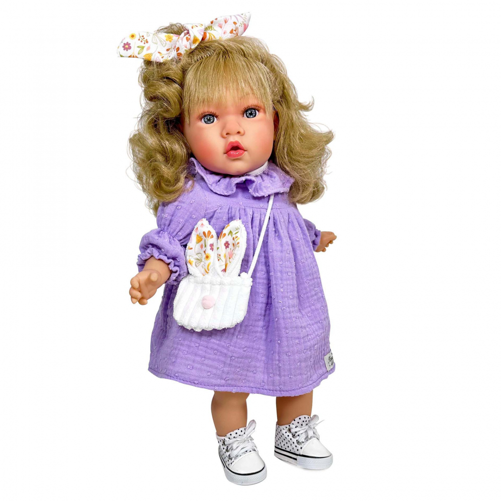 Păpușă Nines D'Onil Susette 45 cm, Sunete și Parfum de Vanilie