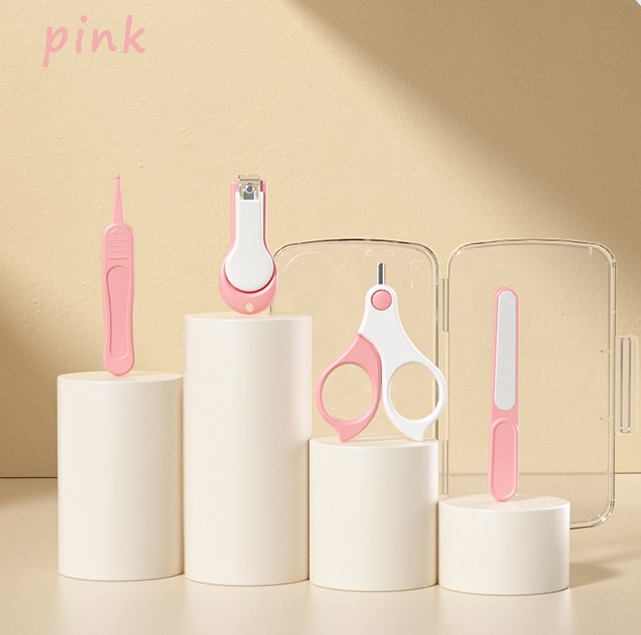 Set Manichiura 4 Piese Little Mom Pink Bebelusi