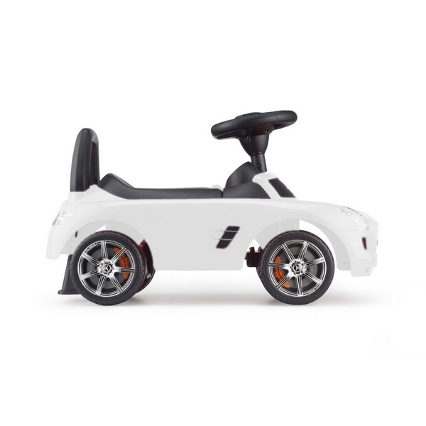 Ecotoys Masinuta Mercedes Benz SLS AMG Alb, cu Sunete - imagine 3