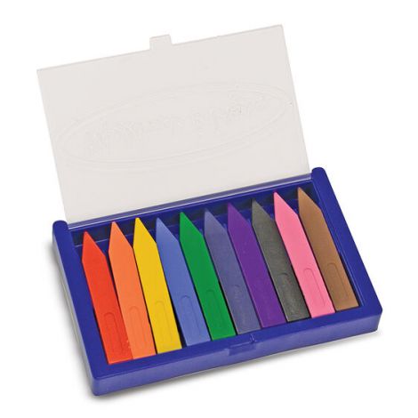 Set 10 creioane trunghiulare Melissa & Doug - imagine 5