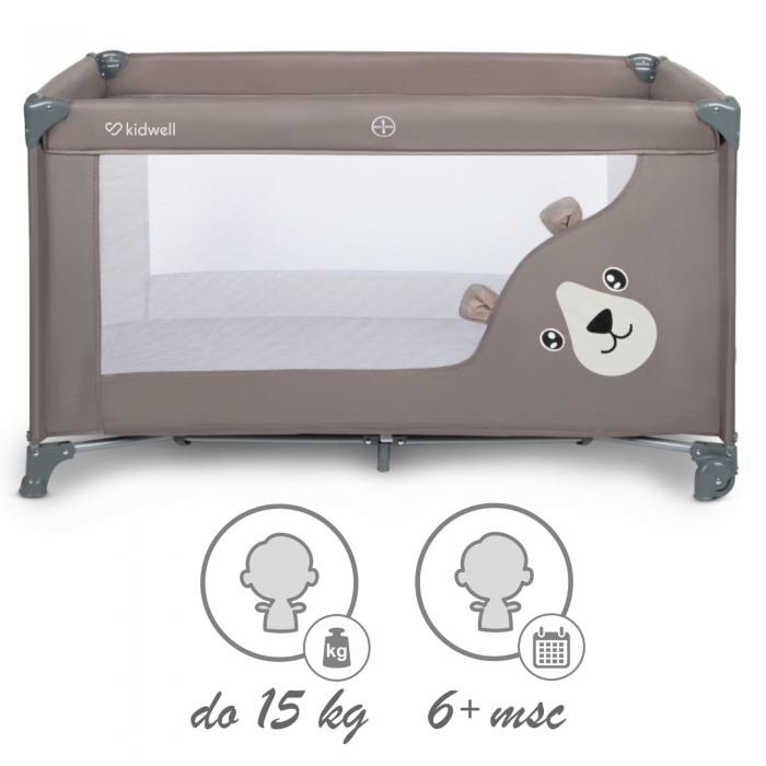 Patut Pliabil Kidwell Blissy Beige Funcțional - imagine 5