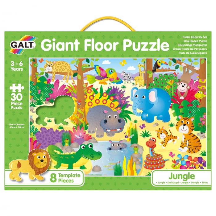 Puzzle Podea Jungla Galt 30 Piese | Joc Educativ