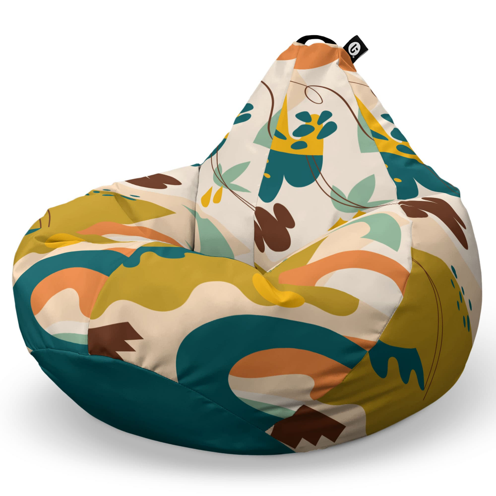 Fotoliu Puf Bean Bag Abstract Jungle Updeco - imagine 6