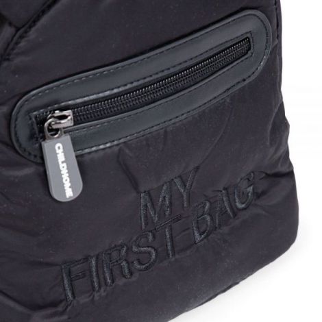 Rucsac Childhome My First Bag Negru, Matlasat - imagine 3