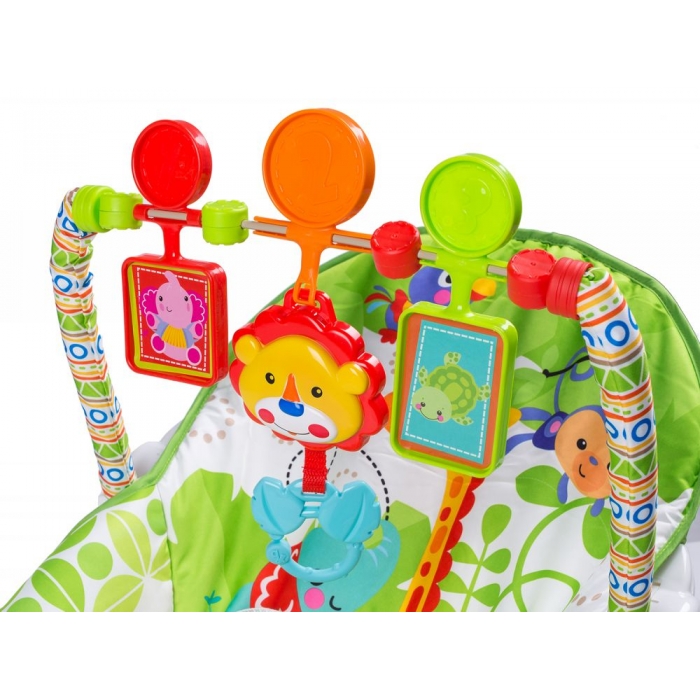 Balansoar cu vibrații 3 în 1 Ecotoys Jungla - imagine 5