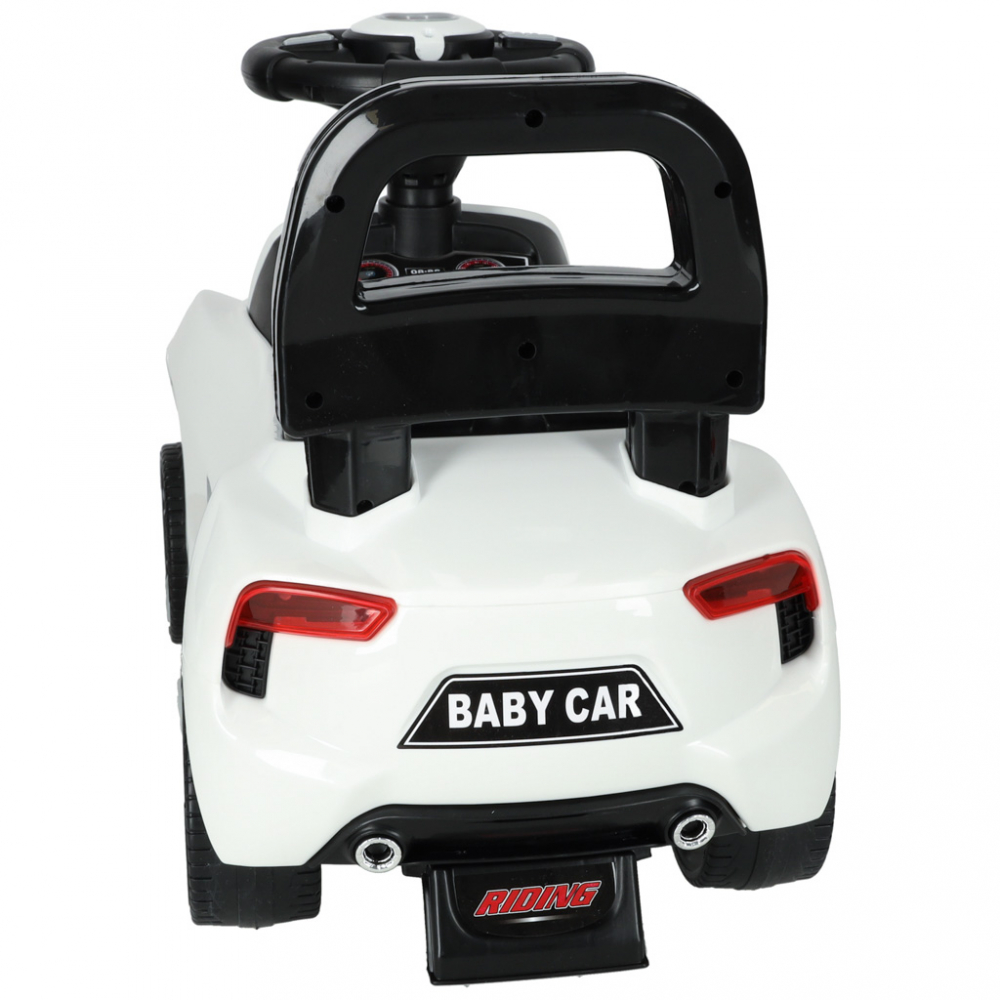 Masinita White Baby Car Ikonka, 3-6 Ani - imagine 6