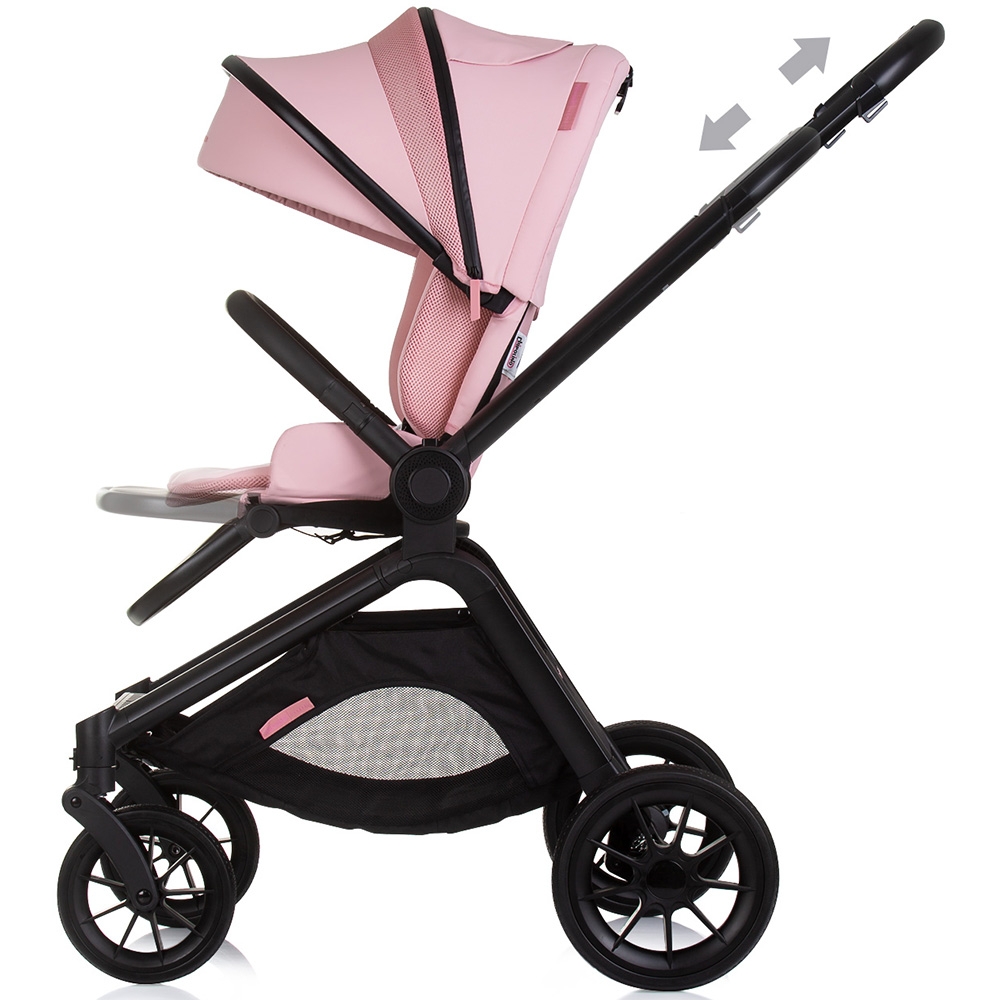 Chipolino Magnum 3 în 1 - Carucior Premium Pink - imagine 9