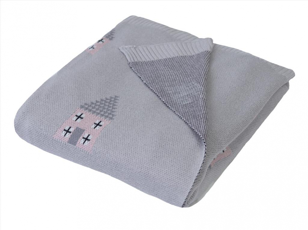 Paturica Baby Matex Bamboo, 80x100 cm, Gri - imagine 2
