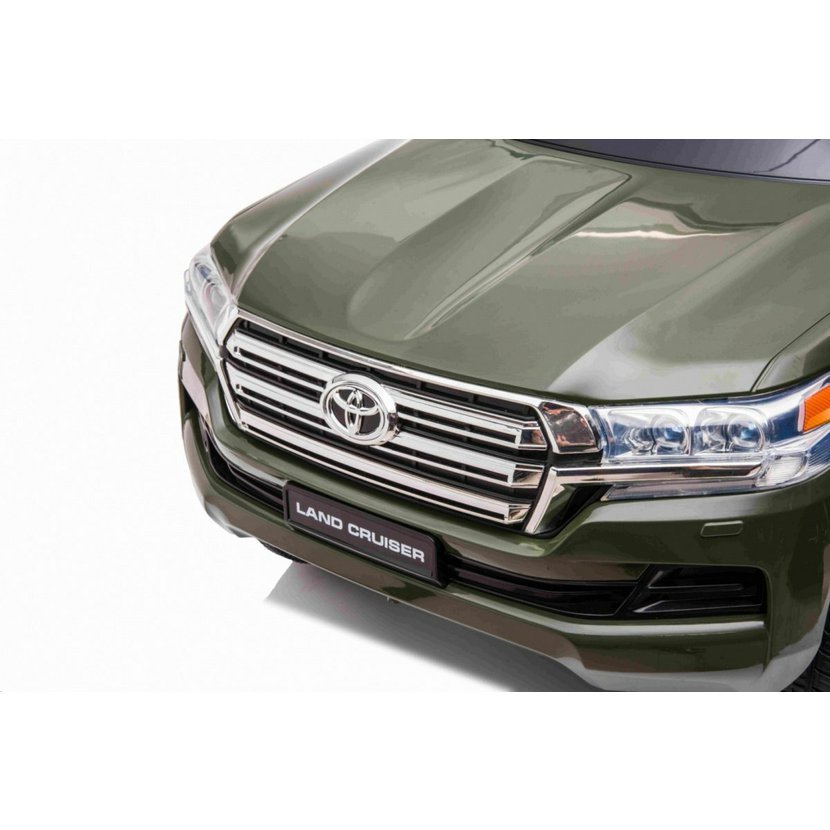 Masinuta Electrica Toyota LandCruiser, Army Green - imagine 5
