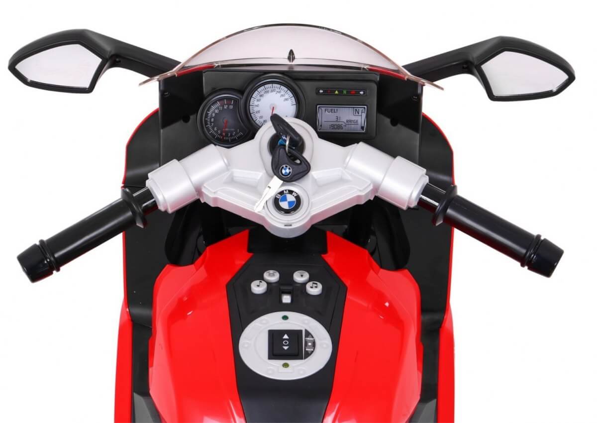 Motocicleta Electrica BMW K1300S Rosu pentru Copii - imagine 4