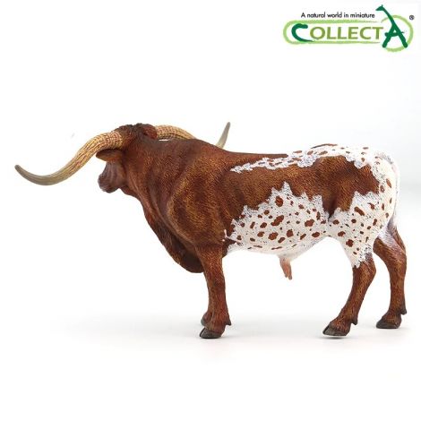 Figurina Taur Texas Longhorn Collecta | Detalii Reale - imagine 3