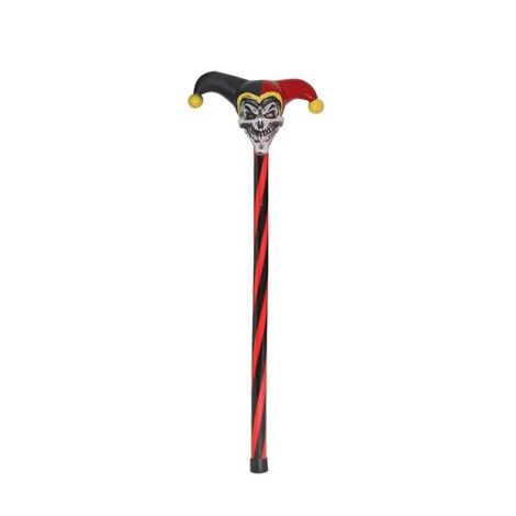 Sceptru Arlequin Guirca 90cm - Accesorii Halloween Premium - imagine 2