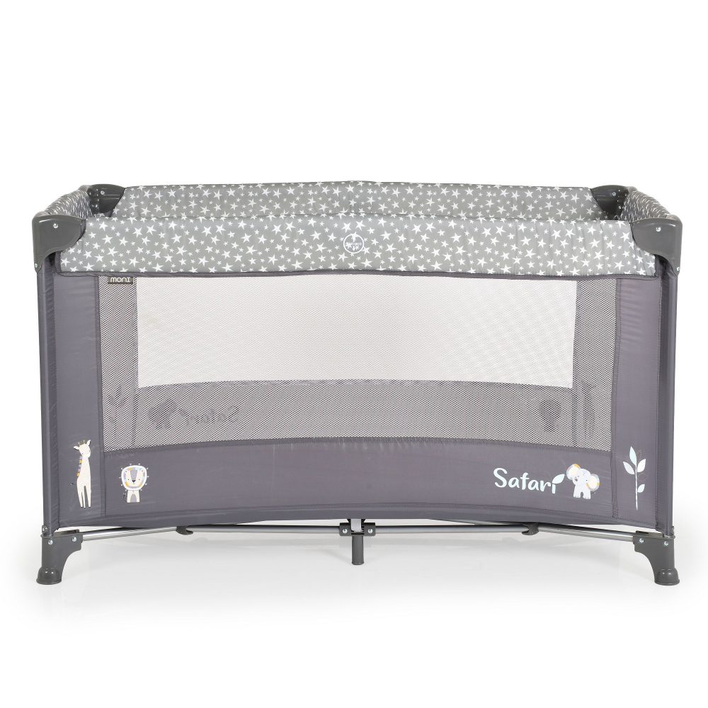 Patut Pliabil Moni Safari Graphite cu Saltea - imagine 5