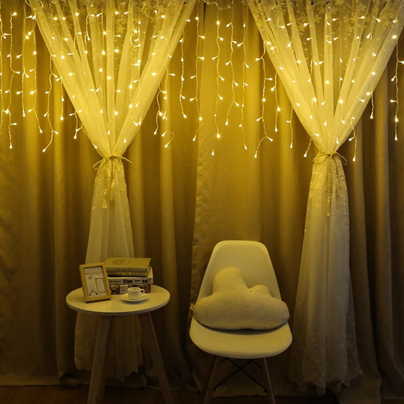 Home Perdea LED 200 Lumi Alb Cald - Decor Magic Copii - imagine 4