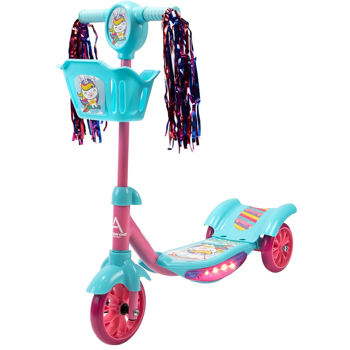 Trotineta Action One Kiddy 3 Roti Turcoaz