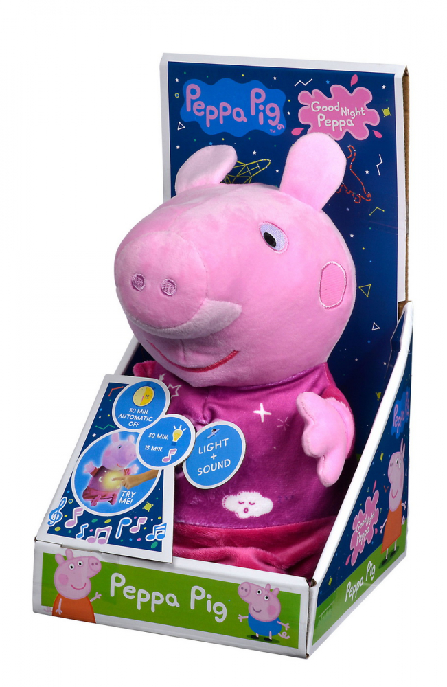Peppa Pig Plus Noapte Buna, 25 cm, Simba