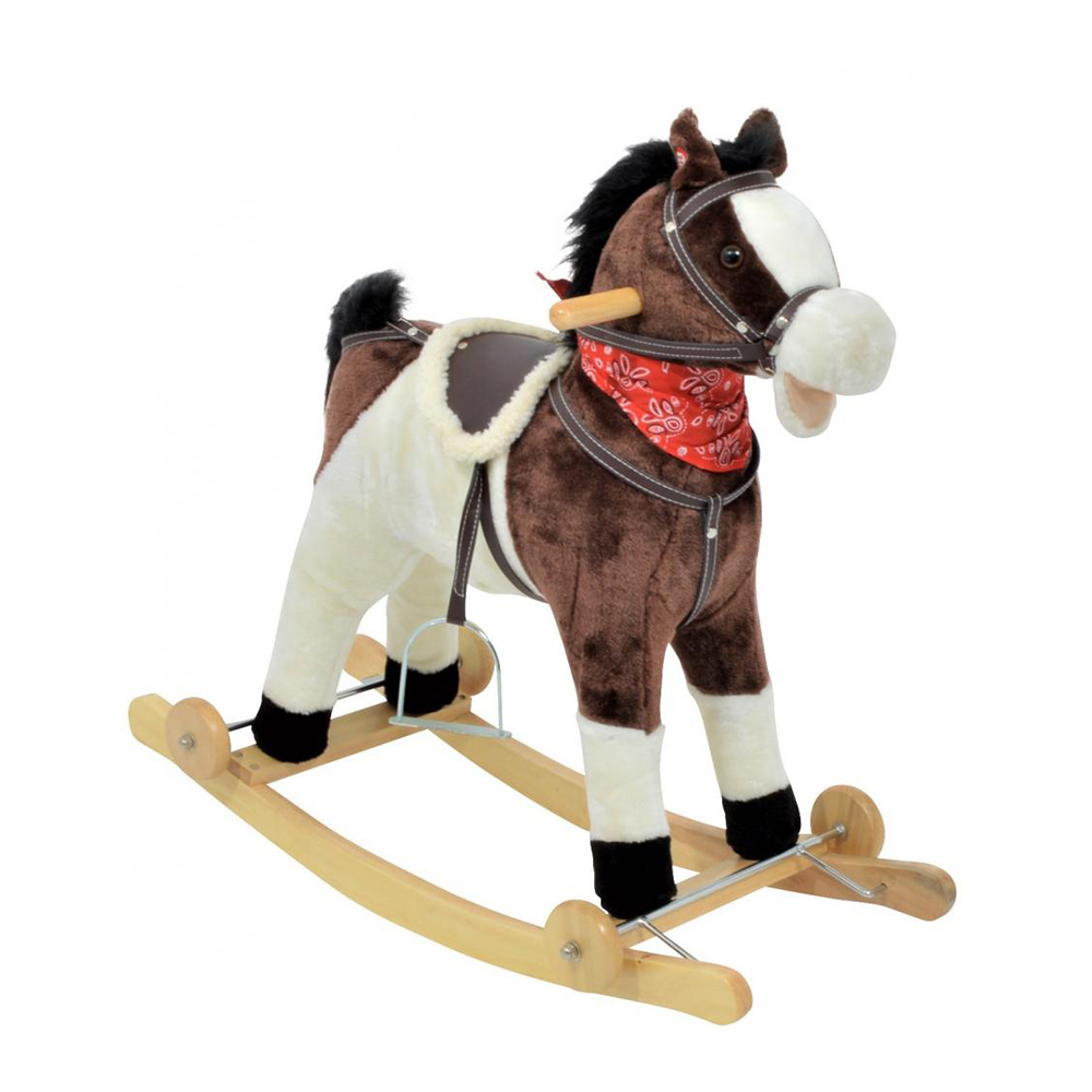 Balansoar Calut Little Mom Rider cu Muzică - imagine 4