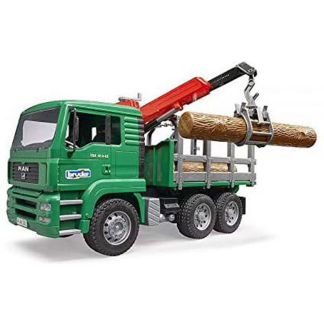 Camion Lemne MAN TGA cu Macara Bruder