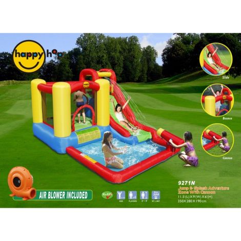 Happy Hop Jump & Splash Spațiu Gonflabil cu Apă - imagine 4