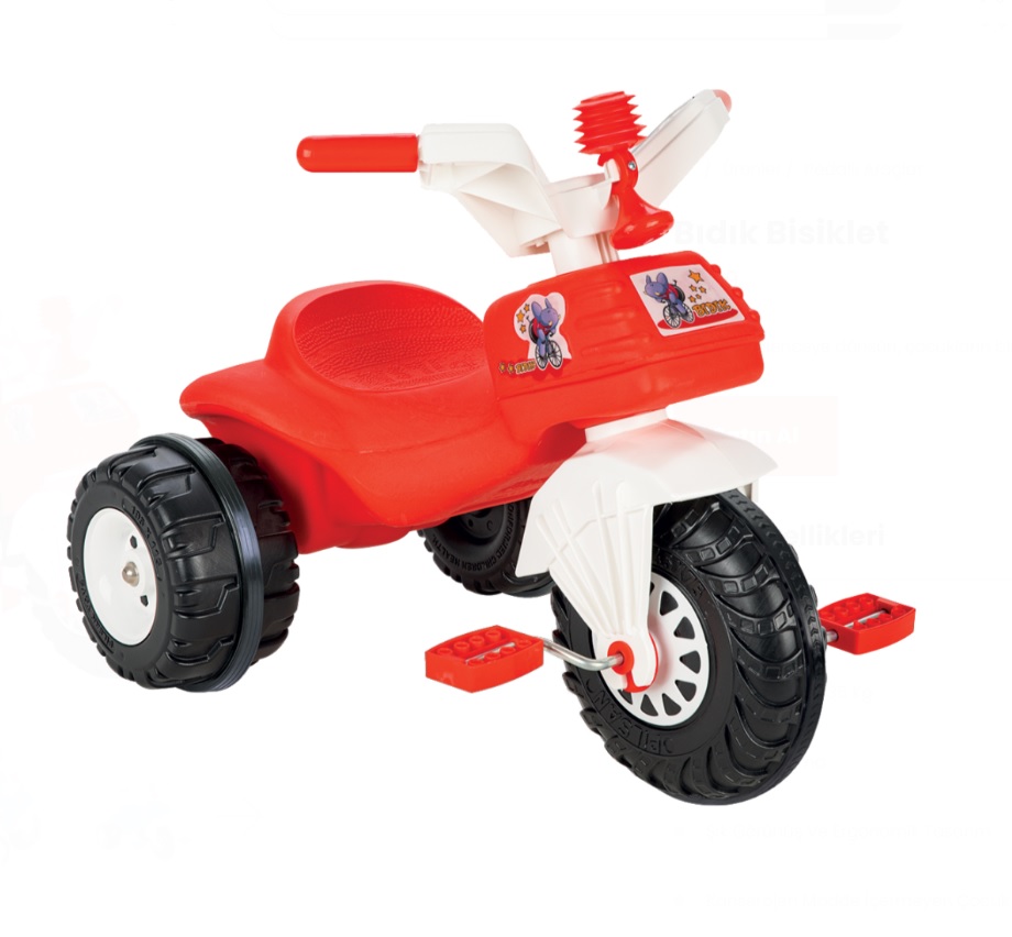 Tricicleta Pilsan Mobidic Red, cu cosulet, 35 kg - imagine 2