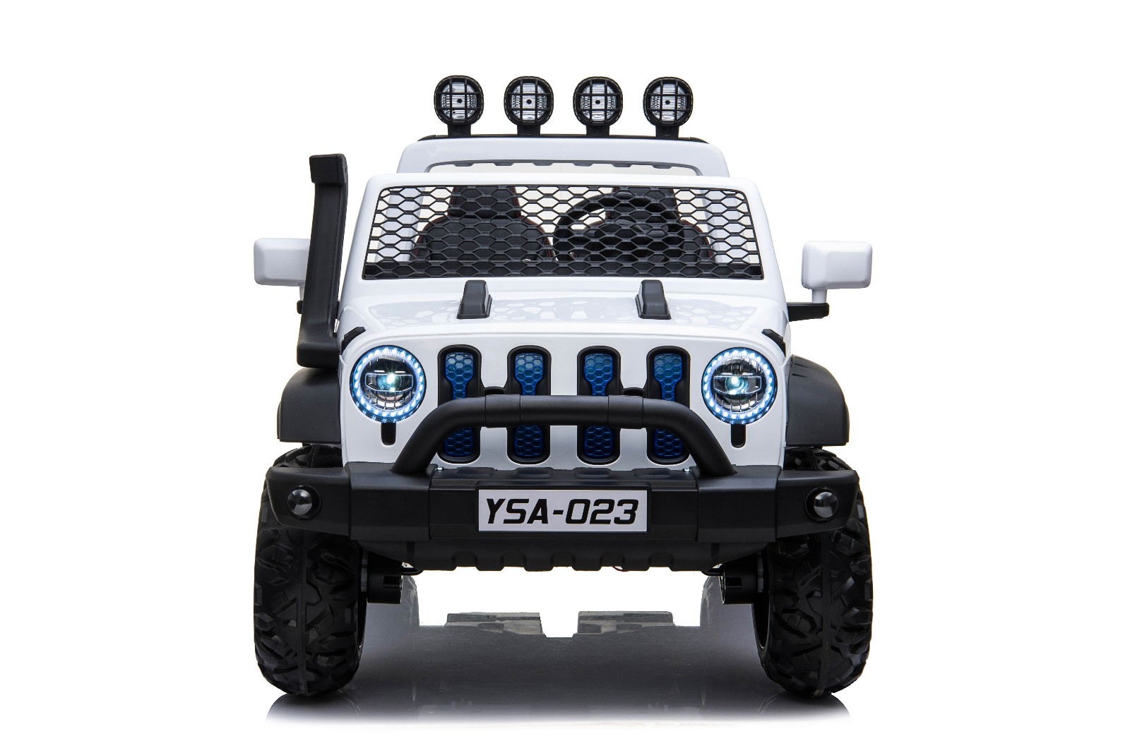 Masinuta Electrica 4x4 2 Locuri Alb | Autokids.ro - imagine 6