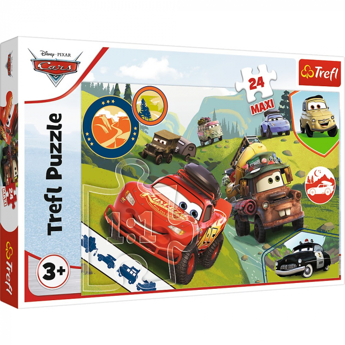 Puzzle Trefl Maxi Cars 24buc – Joc Educativ