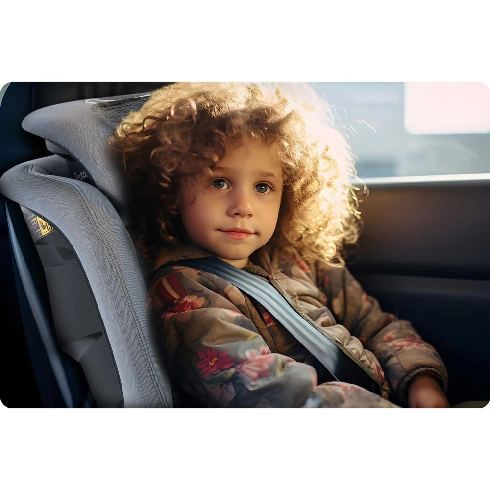 Scaun Auto Nukido Louis ISOFIX 100-150 cm Gri - imagine 3