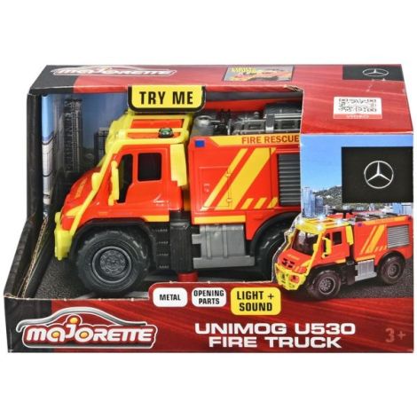 Majorette Mercedes Unimog cu lumini și sunete - imagine 3