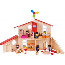 Casuta din lemn papusi Goki Modern Living